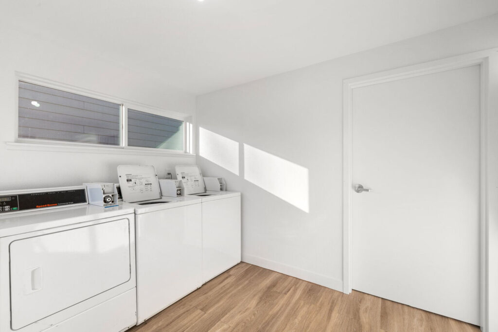 Laundry Facilities with several washers and dryers
