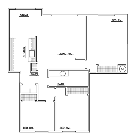 3 x 2 floor plan